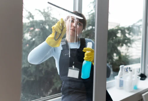 Nettoyage de vitres intérieures et extérieures à Héauville